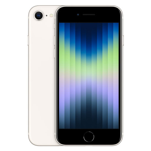 iPhone SE 3 128 Go Lumière stellaire - Batterie neuve